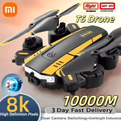 Xiaomi T6 Drone 8k Profesional HD GPS Camera Obstacle Avoidance Aerial Photography Optical Flow Foldable Quadcopter Gift 10000M