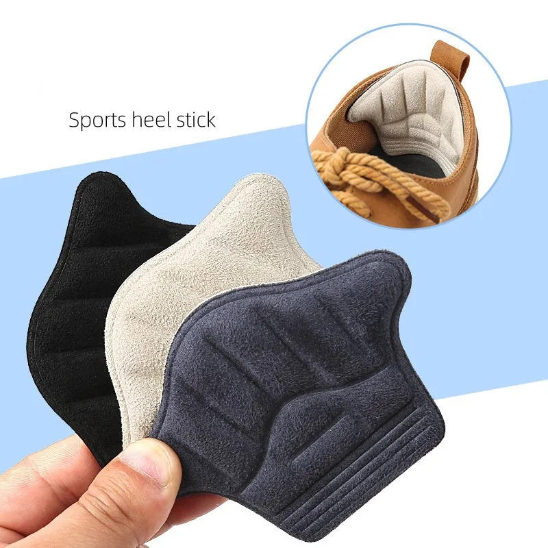 Description Picture 6 of item2pcs Insoles Patch Heel Pads for Sport Shoes Adjustable Size Antiwear Feet Pad Cushion Insert Insole Heel Protector Back Sticker