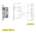 WSHYUFEI Stainless Steel Lock Hardware Door Split Lock Body Wooden Door Lockcase Metal Indoor Interior Door Lock Body