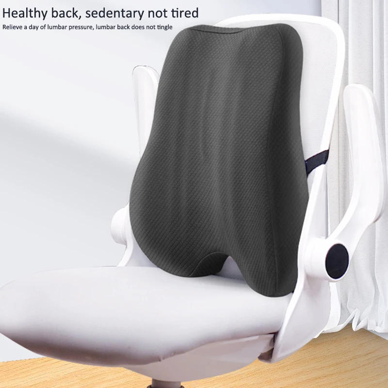 Description Picture 5 of itemMemory Foam Seat Cushion Waist Back Support Pillow Set Orthopedic Ergonomic Coccyx Relief Hip Lumbar Pad for Office Chair Car