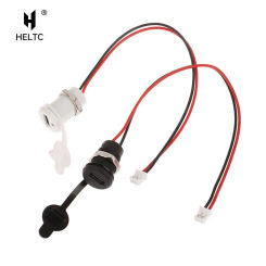 1pc 2Pin High Current Charging Socket With PH2.0 Nut Snap Lock Plate USB TYPE-C Female Type C Waterproof Female Connector Jack
