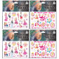 4pcs tattoo sticker
