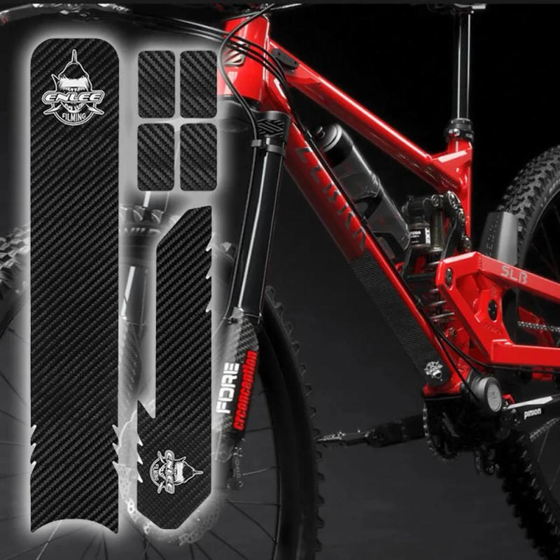 Description Picture 3 of itemBike Chain STICKER Anti Scratch Protector MTB Road Bicycle Carbon Fiber Body Protection Sticker Bike Frame Guard Protector Cover