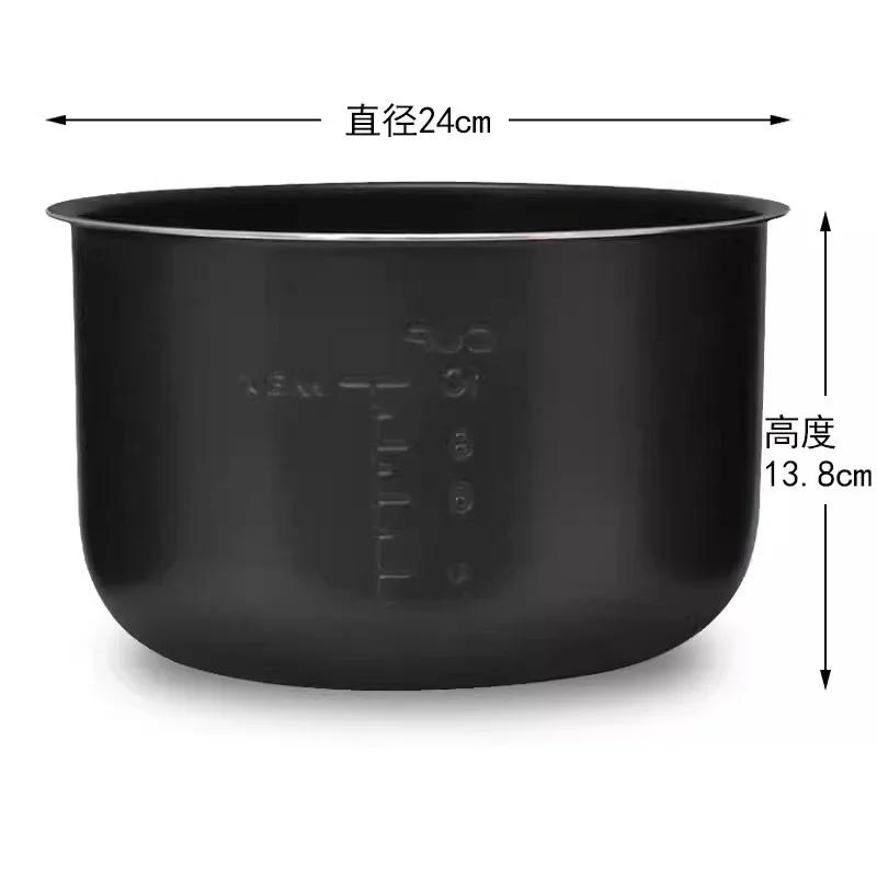 Description Picture 2 of itemElectric Pressure Cooker Liner 5L Non-stick Rice Pot Gall Black Crystal Inner Accessories Parts Cooking Only Suit Midea