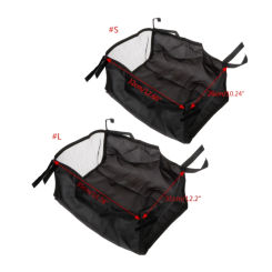 Universal Baby Versatile Stroller Deluxe Storage Basket for Expedition Tour Wagon with Strap Large Capacity G2AE