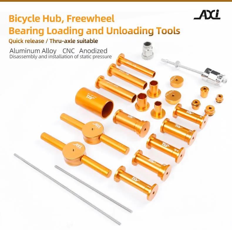 Description Picture 2 of itemBicycle Extractor Bearings Installation Removal Tool Kit Wheels/Hub Bearings Bicycle Accessories Bike Star Ratchet Removal Tools