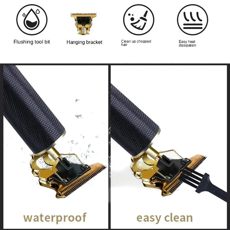 Description Picture 3 of itemProfessional Hair Trimmer Wireless Electric Hair Clipper Beard Shaver Men Hair Cutting Barber Machine For Men Haircut Style