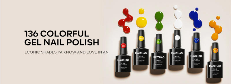 Description Picture 3 of itemMAYCHAO 12ml No Wipe Top Coat Base Coat Primer UV LED Nail Gel Polish Reinforcement Gel Soak Off Semi Permanent Nail Art Varnish