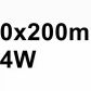 70x200mm 24W