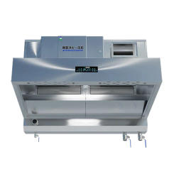 HENGYATONG Hotel Original Factory LED Display Kitchen Chimney Island Cooker Hood With Extractor Smart Range Hoods