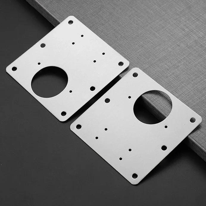 Description Picture 3 of item2/4/8PCS Cabinet Hinge Repair Plate Stainless Steel Mounting Fixing With Screws Furniture door