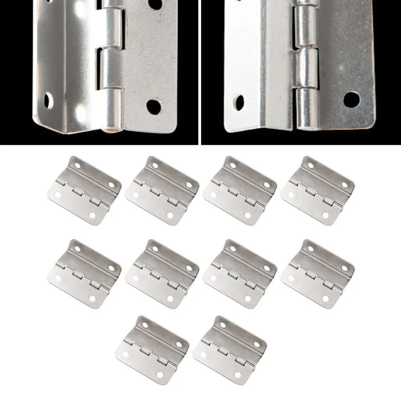 Description Picture 3 of item10pcs Wooden Box Hinges Tri-Fold Right Angle 4-Hole Hinge 24mm For Vintage Wooden Chests Doors Cabinets Furniture Hardware