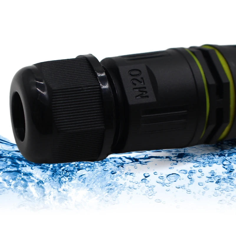 Description Picture 6 of itemIP68 M20 Waterproof Cable Connector 2/3/4/5/6 Pin Screw Wiring Terminal Wire Connectors for Electrical Light Junction Box