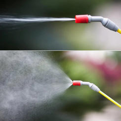 1/4 Inch Agricultural Copper Atomizing Sprayer Nozzle Adjustable Nozzle Head Garden Irrigation Pesticide Sprinkler