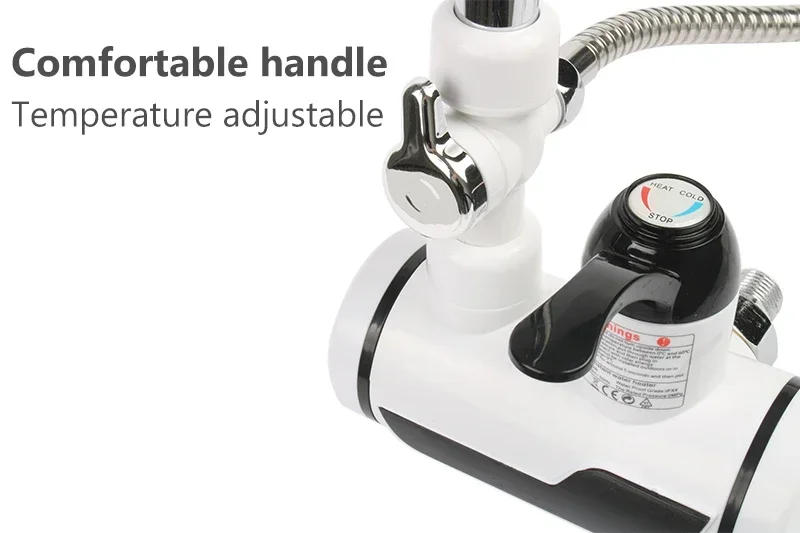 Description Picture 3 of itemElectric Instant Hot Water Faucet Water heater Fast heating with LED Temperature Display Tankless Tap 110V 220V