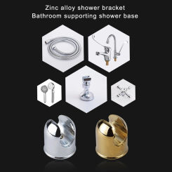 Shower Bracket Sprayer Holder Nozzle Mount Household Accessories Silver