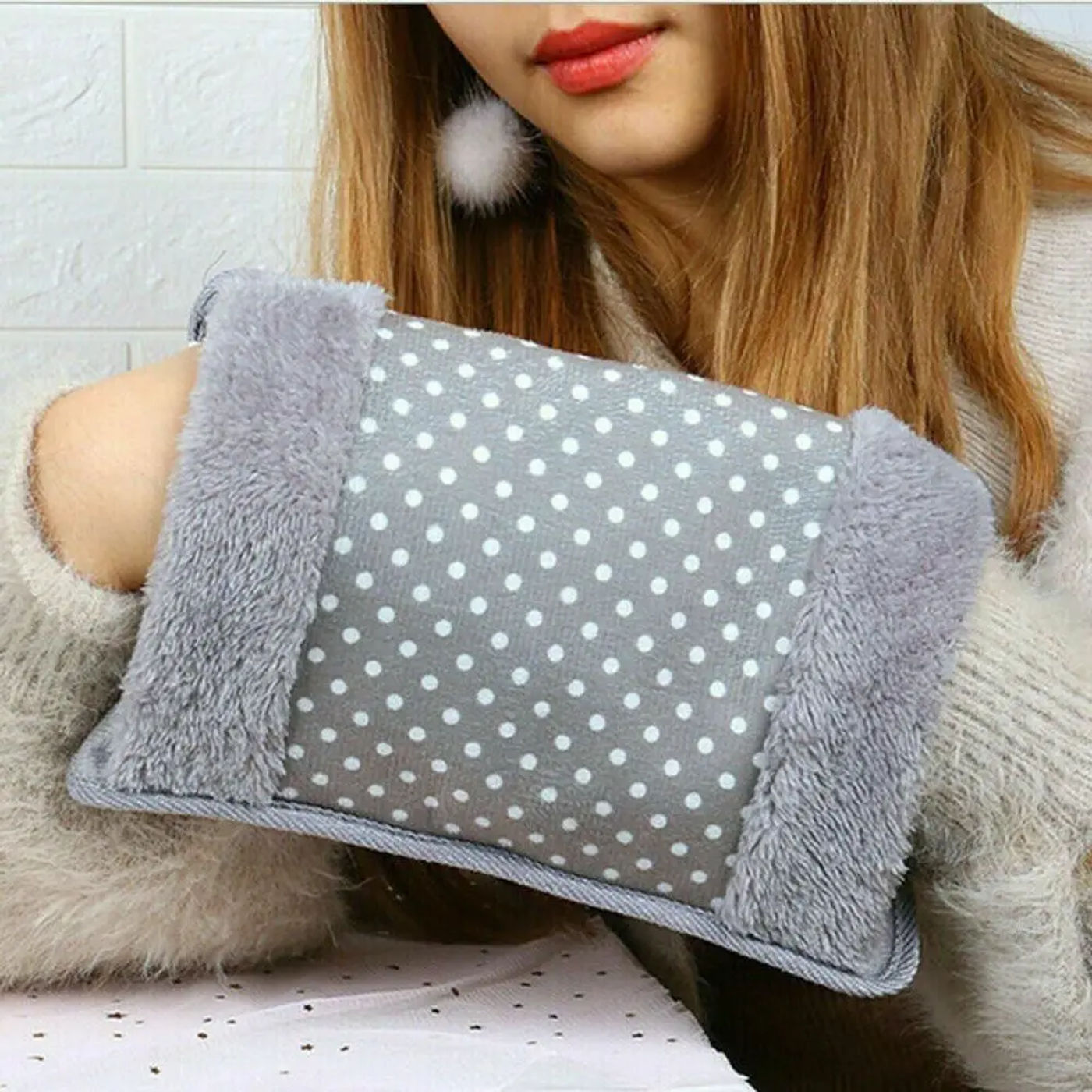 Description Picture 6 of itemRechargeable Heater Winter Warm Hands Treasure Home Warming Bag Hand Warmer Electric Hot Water Bottle
