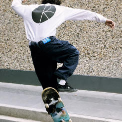 Polar Skate Co Big Boy Trendy Embroidered Pattern Jeans Men's Loose Straight Leg Dad Pants Wide Leg Skateboard Jeans