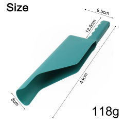 1pc Gutter Getter Scoop Cleaning  Plastic Tool Flex Fit Dirt Debris Remove Eaves Garden Leaf Gutter Shovel  Garden Hand Tools