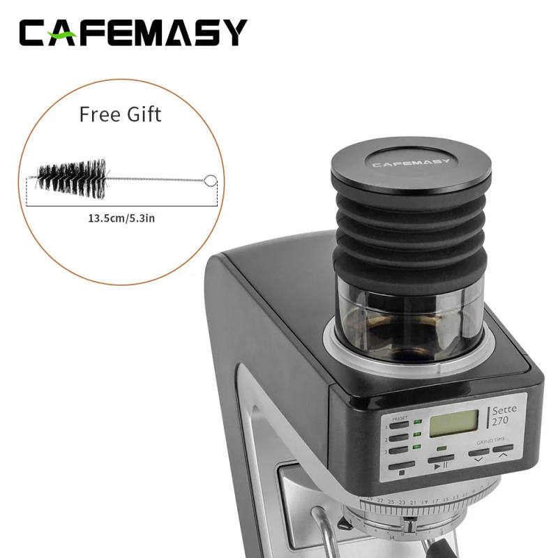 Description Picture 4 of itemCAFEMASY Coffee Grinder Single Dose Hopper For Baratza Sett 270/30 Silicone Bellow With PC Hopper Grinder Bin Blowing Clean Tool
