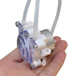 DC 6V-12V Micro Peristaltic Pump Small Mini 500 Geared Motor Dosing Liquid Water Squeeze Pump for Lab Ink Sampling Pump