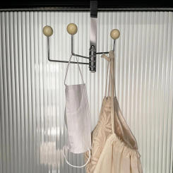 Entrance Hall Furniture Wall Hanger Iron Hook Ins Retro Decoration Bathroom Bedroom Door Back Hook Creative Cream