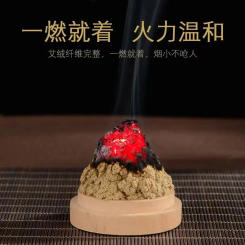 Premium 50:1 Pure Moxa Wool - Mugwort Floss for Moxibustion & Aromatherapy | Stress Relief, Deep Sleep, Meditation Relaxation