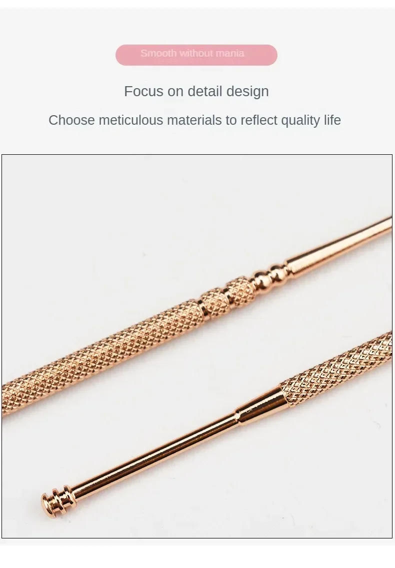 Description Picture 3 of itemStainless Steel Ear Wax Pickers Earpick Remover Curette Cleaner Spoon Care Tool Pick Cleaner Ear Clean