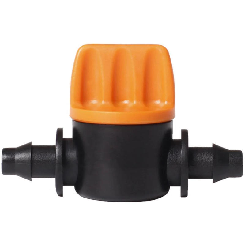 Description Picture 5 of item20Pcs Mini Control Valve For 4/7mm Hose Irrigation Barbed Water Flow Control Valve Garden Water Connector Accessories