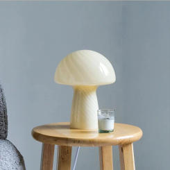 Lovely Mushroom Desk Lamp Study Reading Aesthetic Room Decoration Lamp Touching Rechargeable Eye Protection Night Table Lamp