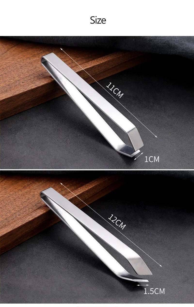 Description Picture 6 of itemFish Bone Tweezers Stainless Steel Pincer Clip Puller Remover Tongs Fish Bone Plucking Clamp Kitchen Gadgets Seafood Tools