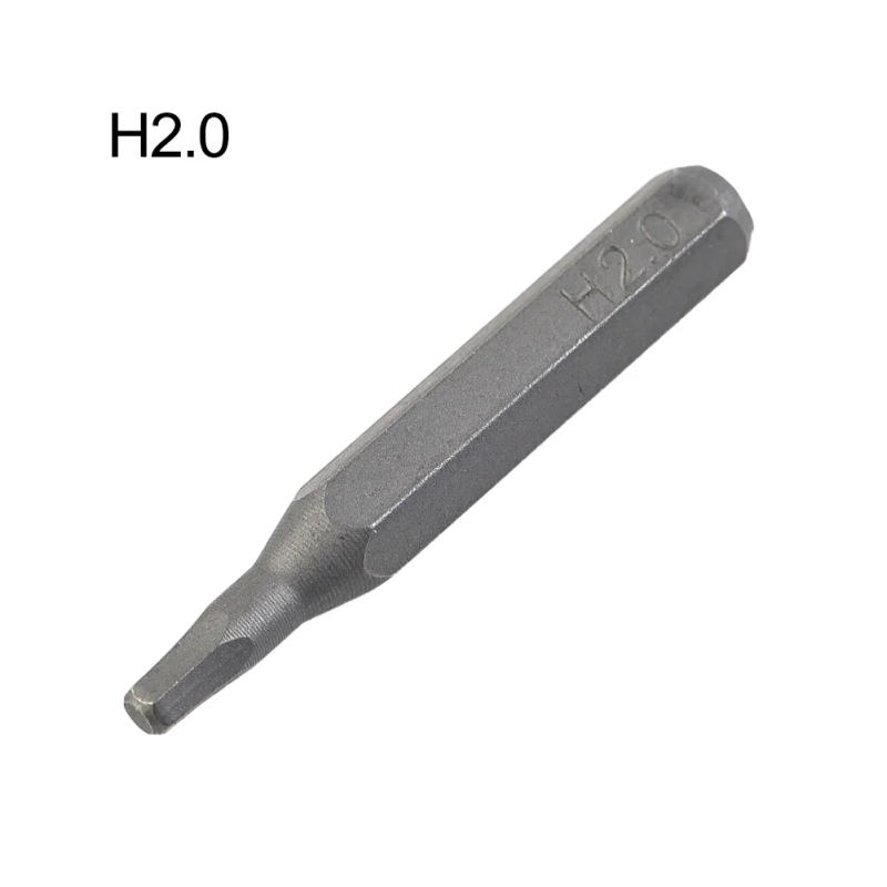 Description Picture 5 of item1Pc Hex Screwdriver Bit 4mm Hex Shank Screw Driver H0.7 H0.9 H1.3 H1.5 H2 H2.5 H3 H3.5 H4 Electric Screwdriver Bits Tools