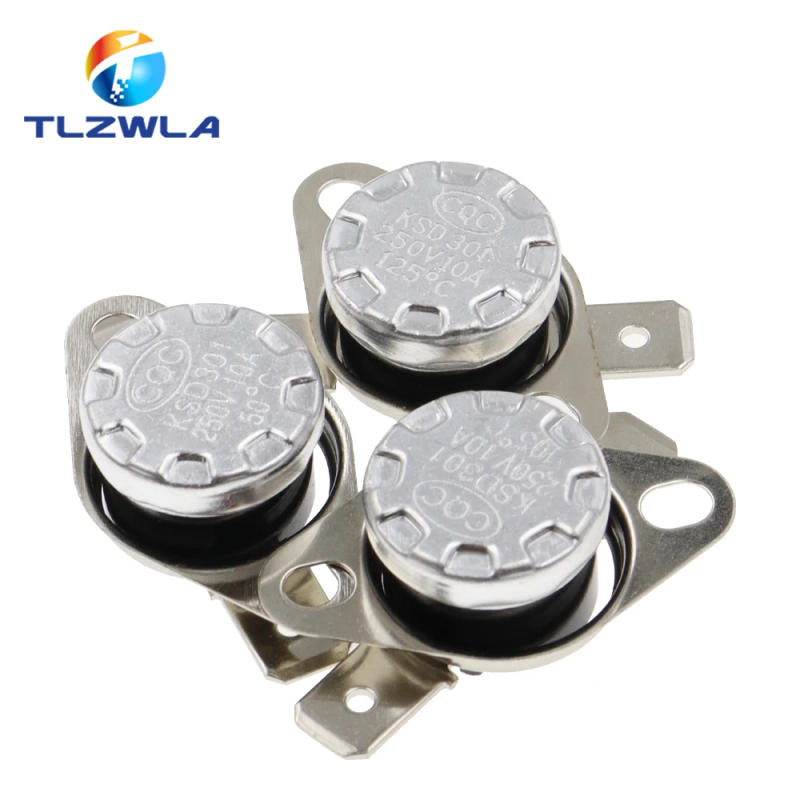 Description Picture 6 of item1PCS Normally Open KSD301 10A 250V 0-160 degree Normally Closed Bakelite KSD-301 Temperature Switch Thermostat Sensor 50 60 65