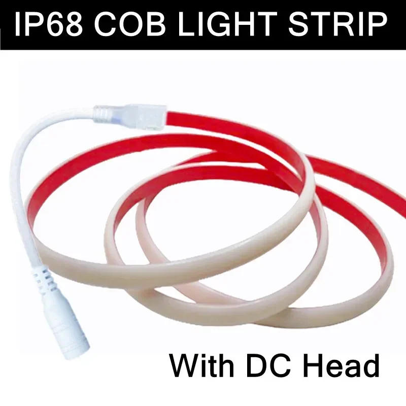 Description Picture 2 of itemCOB LED Strip Light CRI90 Flexible LED Tape 320LEDs/M IP68 Waterproof Silicone Tube DC24V High Density Liner LED Strip Lamp