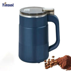 TINSOL Electric Coffee Bean Grinder, 500ml Grinder, Bean Mill, Kitchen Use Stainless Steel Home Electric Coffee Bean Grinder