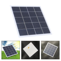 1pcs Solar Panel 7W 5V Portable Polycrystalline Solar Panel Laminate Coordinator DIY Accessories 0-800MA 172*175*2mm