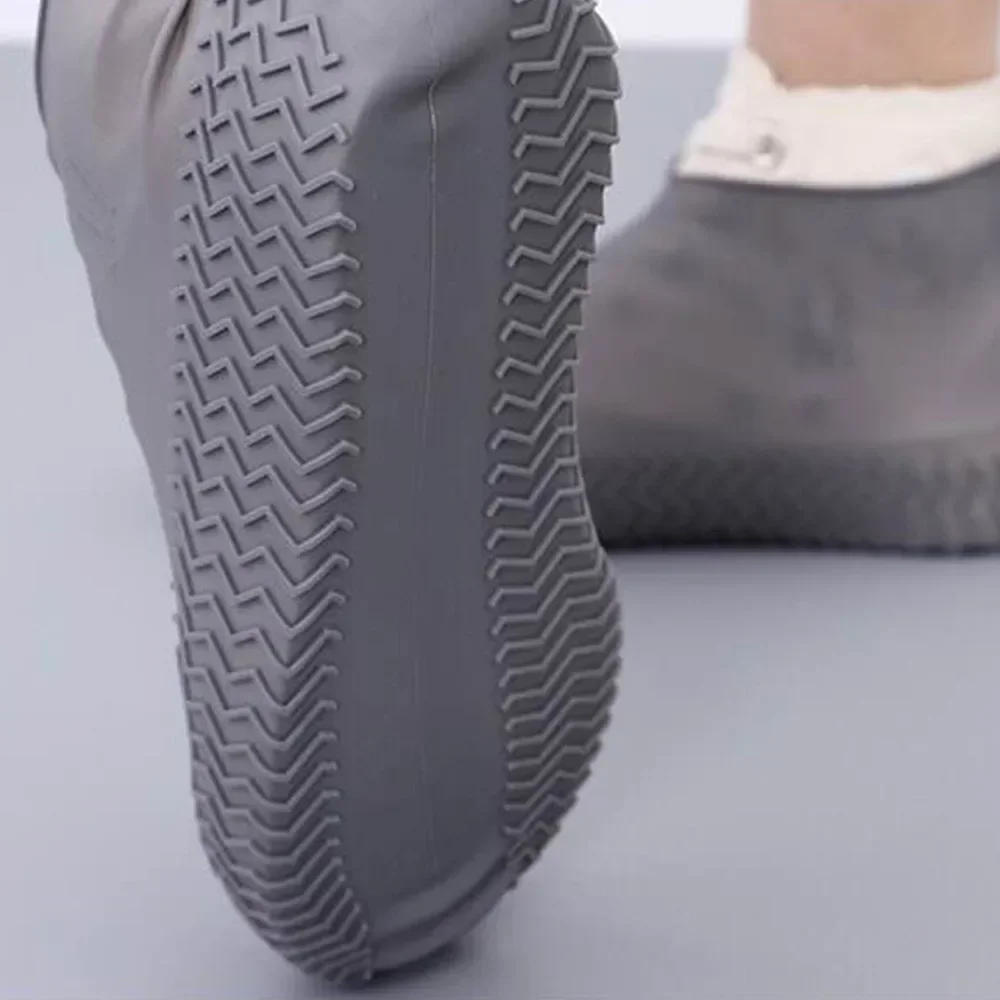 Description Picture 6 of itemOutdoor Waterproof Silicone Shoe Rubber Rain Boot Covers Cover Anti Rain Shoes Dustproof Boots for Rainy Days Protector Gear