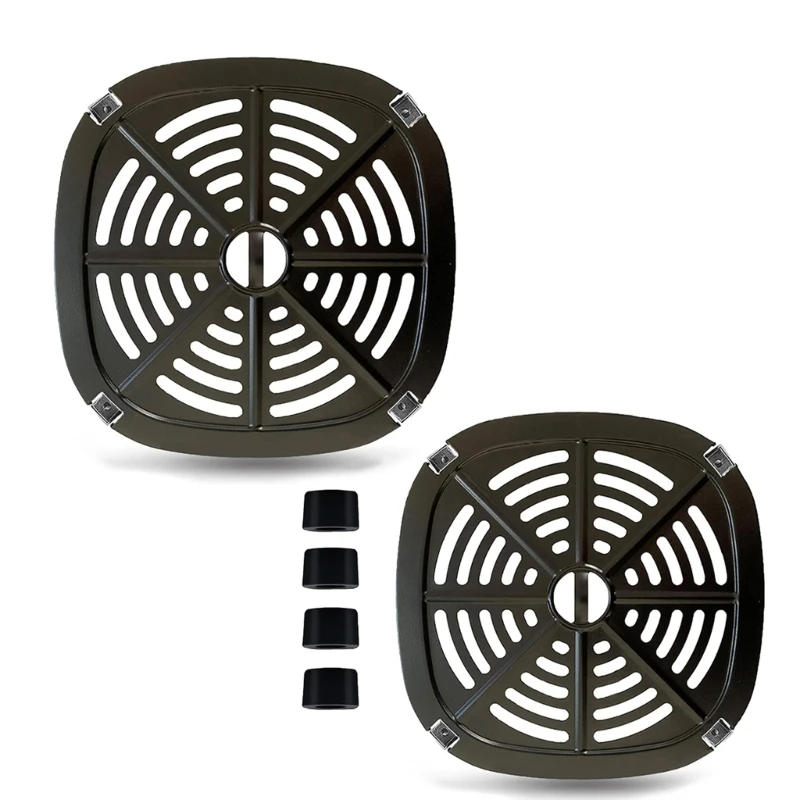 Description Picture 4 of itemMetal Air Fryer Pad Metal Liners Nonstick Cooking Accessory Air Fryer Grilling Plate Suitable for 2.6QT Air Fryer Drop Shipping