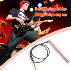 Folk Acoustic Guitar Piezo Pickup Bar Replacement Under Bridge Saddle Transducer Guitar Integrated Pick-Up Sticks