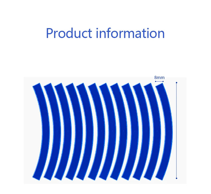 Description Picture 3 of itemReflective Tire Sticker Safety Sticker Color Kids Balance Bike Reflective Sticker Wheel Decal Bike Accessories