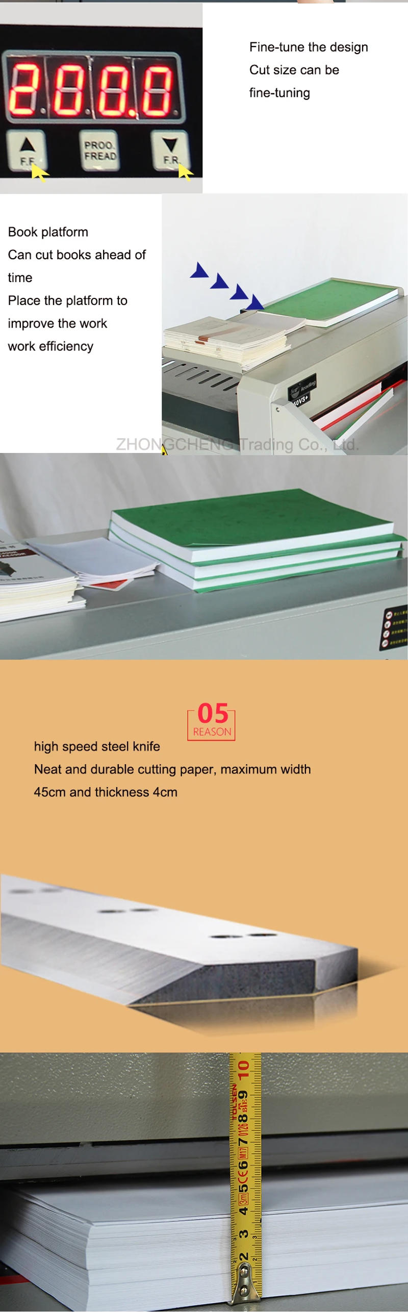Description Picture 6 of itemCNC Paper Cutter Liding 450VS+ Electric Paper Cutter Paper Trimmer Entry-level Automatic Paper Cutter Automatic Paper Cutter