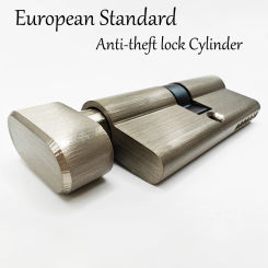 Indoor and Outdoor Anti-theft Door Lock Core, Copper Cilindros At The Entrance of The Main Door,Цилиндр Дверного Замка 5pcs Keys