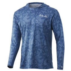 HUK Fishing suit summer men's long-sleeved sunscreen hoodie fishing shirt Camisa De Pesca fishing performance lightweight jersey