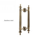 1 Pair Glass Door Stainless Steel Handles European Barn Door Handle Hotel Office Shower Door Knobs Home Improvement Hardware