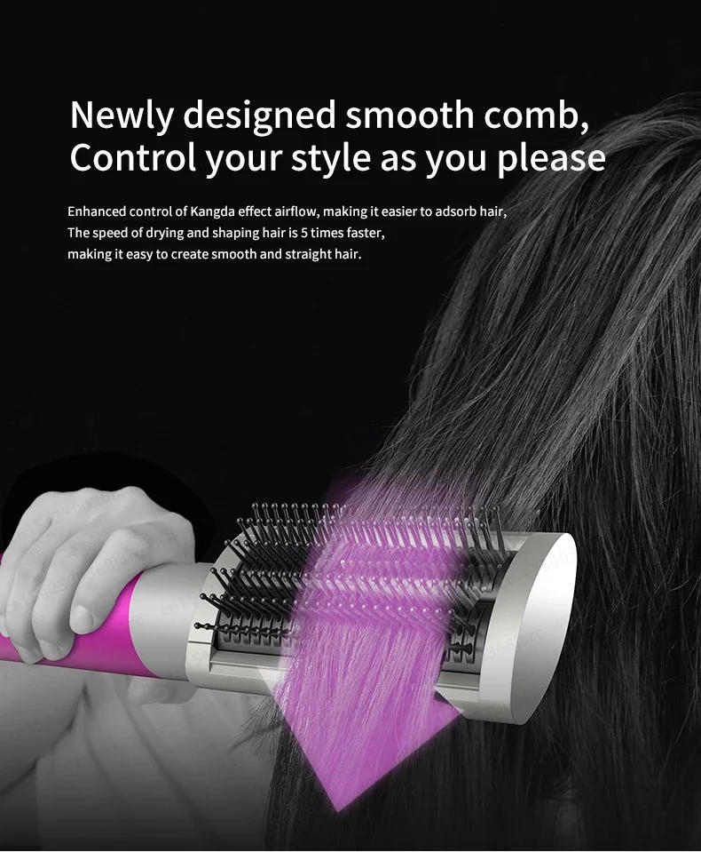 Description Picture 5 of itemHair Curler Nozzle For Dyson Airwrap HS01 HS05 Sencicimen X9 Hair Dryer Accessories Multi Hair Styler Hard Soft Smoothing Brush