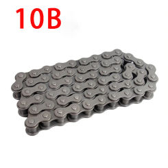 Industrial  #45 Steel Short Pitch 10B-1 Transmission Chain for 10B Sprocket Gear,1 Pc