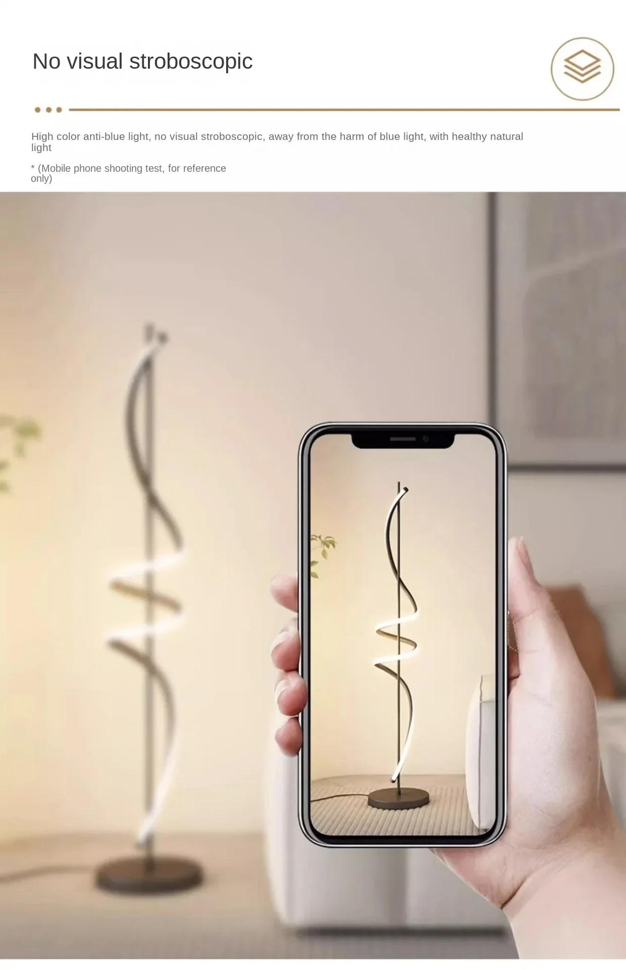 Description Picture 5 of itemNordic LED living room, bedroom, vertical bedside lamp, wall corner, floor standing desk lamp