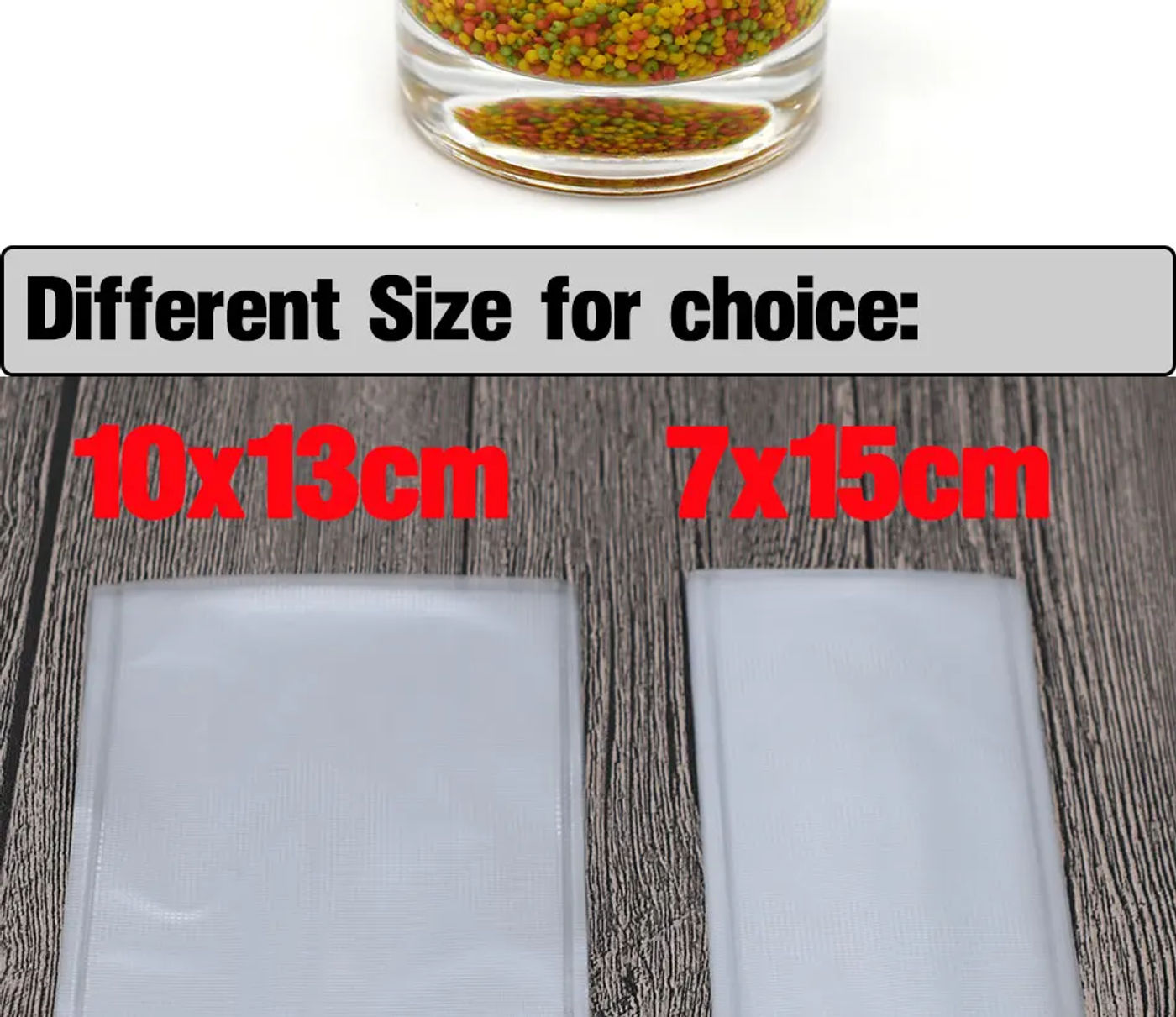Description Picture 6 of itemMNFT 200Pcs PVA Mesh Various Size  Refills Carp fishing Bait Bags