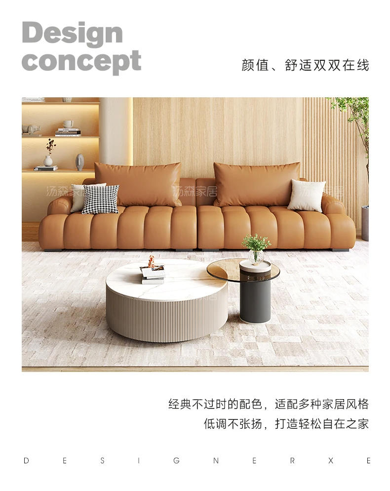 Description Picture 3 of itemSectional Modern Leather Sofa Luxury Lounge Lazy Recliner Living Room Sofas Nordic Bedroom Divani Da Soggiorno Home Furnitures
