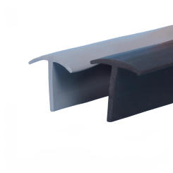 Gap Cover Rubber T Strip Glass Metal Wood Panel Edge Encloser Shield Car Cable Solar Photovoltaic Seals 30x30mm Black Grey